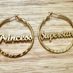Princess Superstar Gold Earrings!