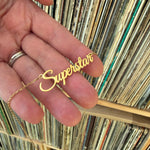 The Iconic Superstar Name Necklace!