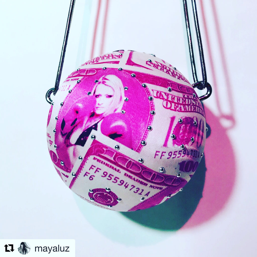 The Money Ball Purse! A Custom Made Silk Purse – Princess Superstar!